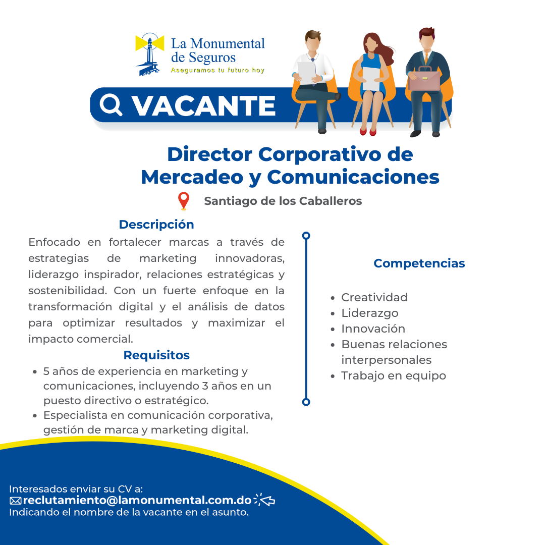 Director Corporativo de Mercadeo y Comunicaciones