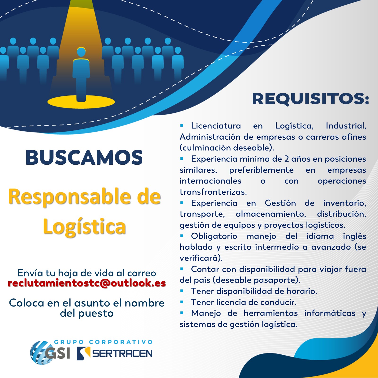 Responsable de Logística